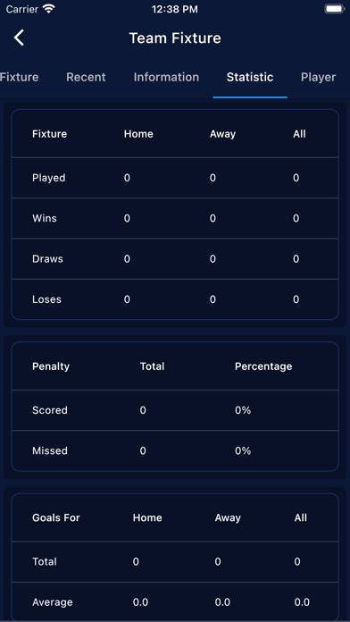 OneFootball Live Matches Schermata dell'app #5
