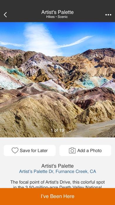 Death Valley Offline Guide Schermata dell'app #6