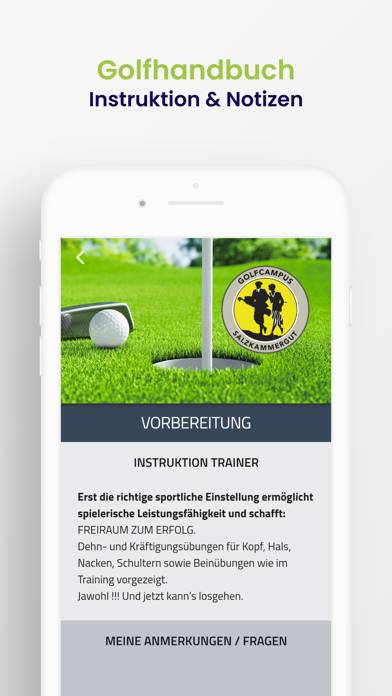 Golfcampus App screenshot