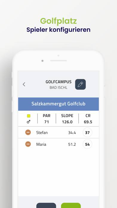 Golfcampus App screenshot
