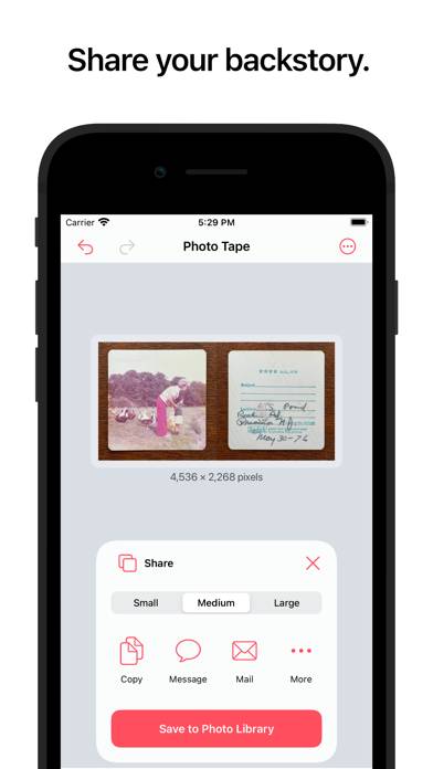 Photo Tape: Connect Images App-Screenshot #3