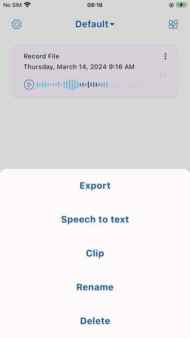 StarVoice Schermata dell'app