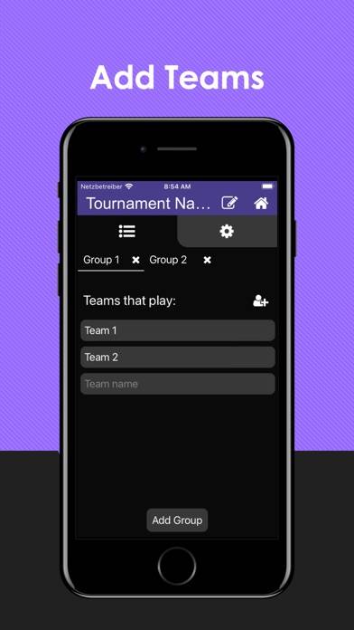 Competition Manager Pro App screenshot