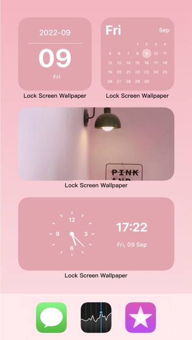 Lock Screen Wallpapers: Widget screenshot #4