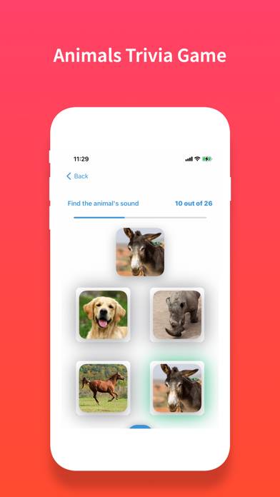Identify Animal Sounds, Noises Captura de pantalla de la aplicación #2