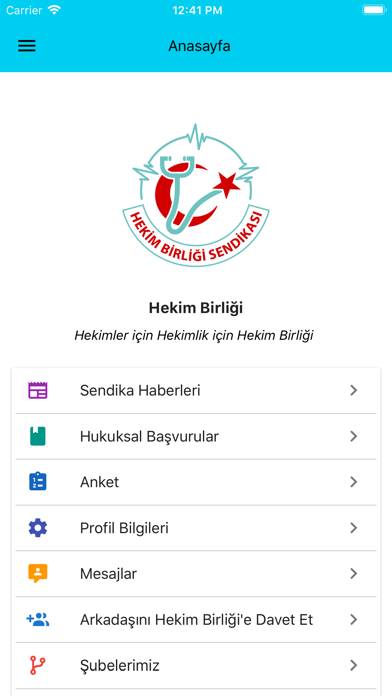 Hekim Birliği Uygulama ekran görüntüsü #1