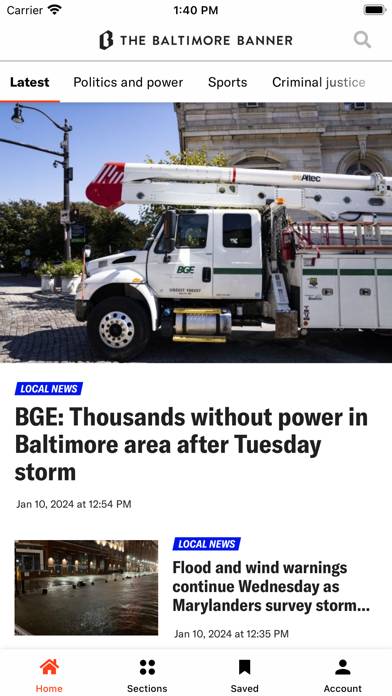 The Baltimore Banner App screenshot #1