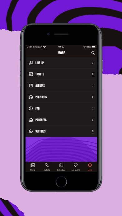 Lollapalooza Berlin App-Screenshot