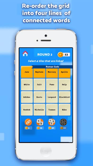 Connect The Words: 4 Word Game App screenshot #2