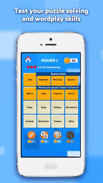 Connect The Words: 4 Word Game App screenshot #3