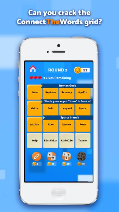 Connect The Words: 4 Word Game App screenshot #4