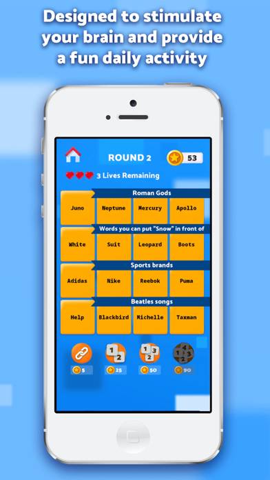 Connect The Words: 4 Word Game App screenshot #5