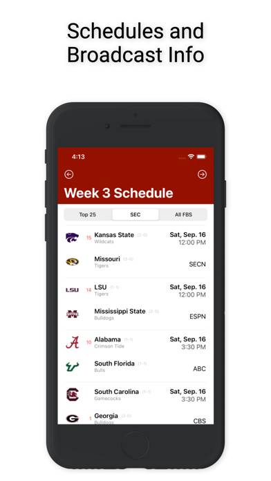 College Football 2024 App screenshot #2