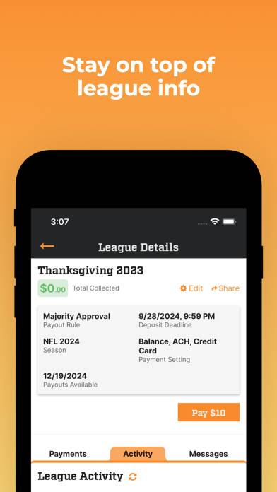 LeagueSafe App screenshot
