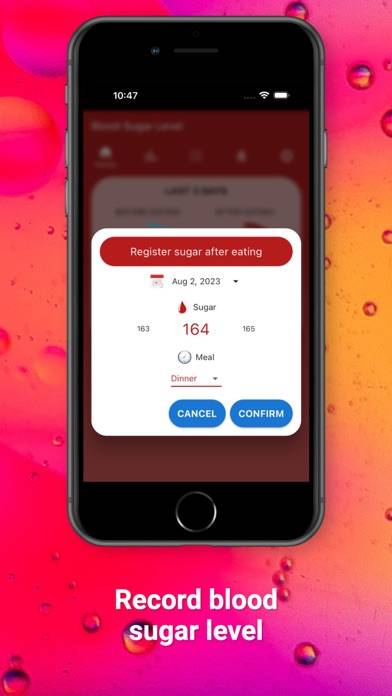 Blood Sugar Level Captura de pantalla de la aplicación #4