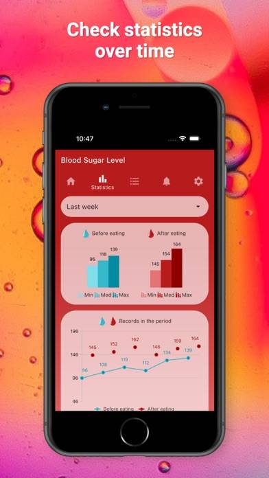 Blood Sugar Level Captura de pantalla de la aplicación #5