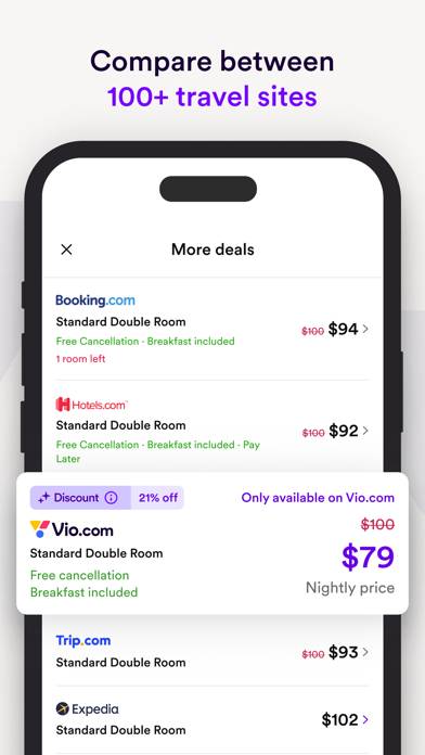 Vio.com Get better hotel deals App screenshot #3