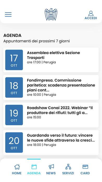 Confindustria Umbria screenshot