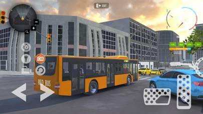 Juego de Autobús Car Driving captura de pantalla del juego