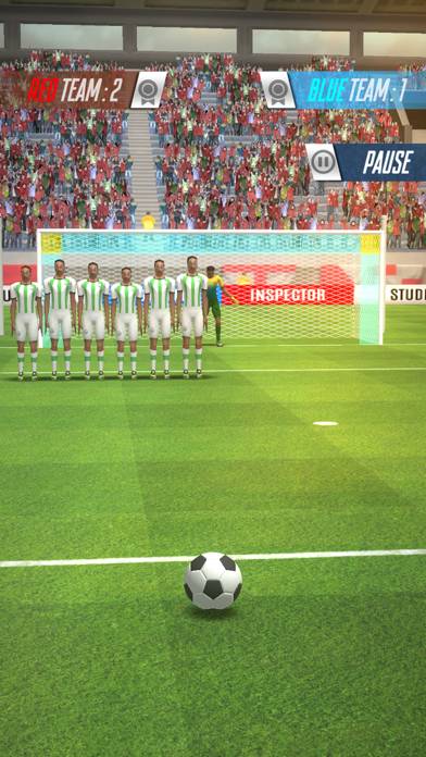 Strike Football Spiel FreeKick Bildschirmfoto