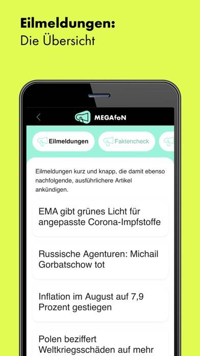 MEGAfoN news and facts App screenshot #5