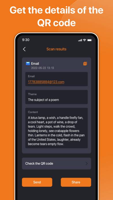 QR Reader Pro Schermata dell'app #4