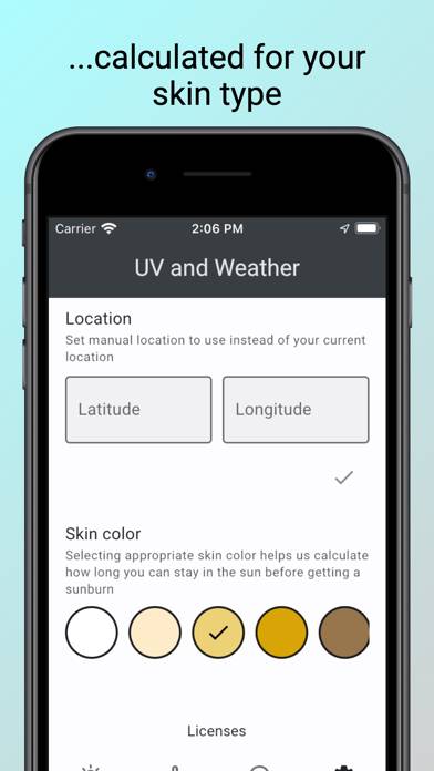 UV plus Weather App screenshot #2