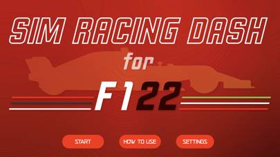 Sim Racing Dash for F122 Captura de pantalla de la aplicación #2