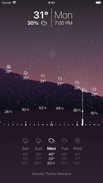 Overlook Weather App skärmdump #2