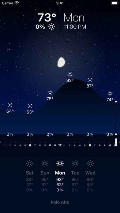 Overlook Weather App skärmdump #3