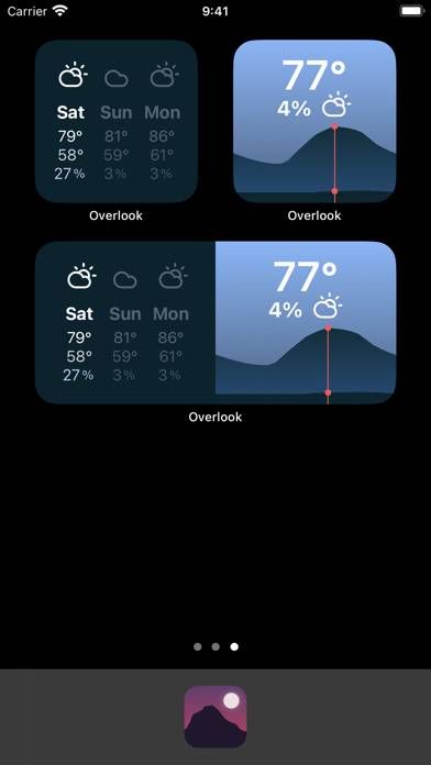 Overlook Weather App skärmdump #4