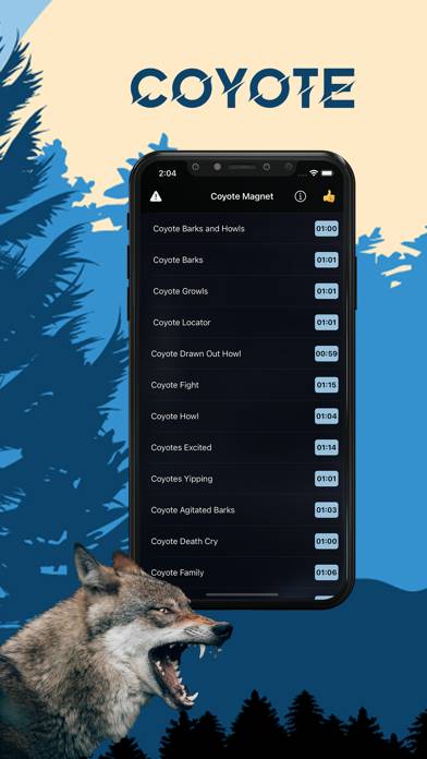 Coyote Magnet App screenshot