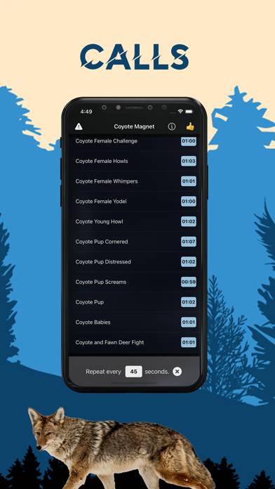 Coyote Magnet App screenshot