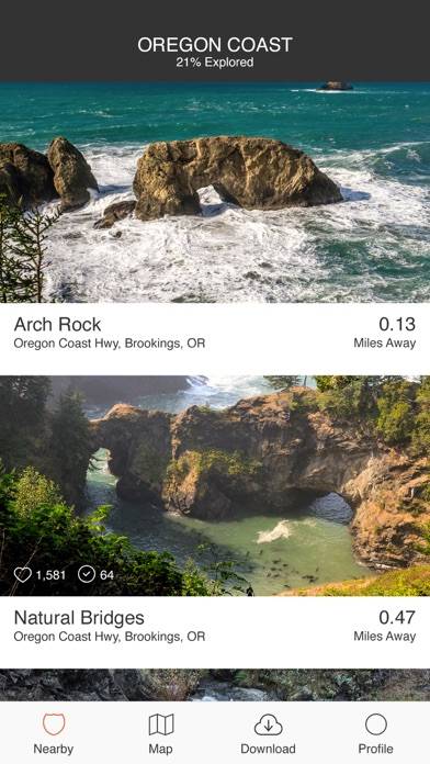 Oregon Coast Offline Guide Capture d'écran de l'application