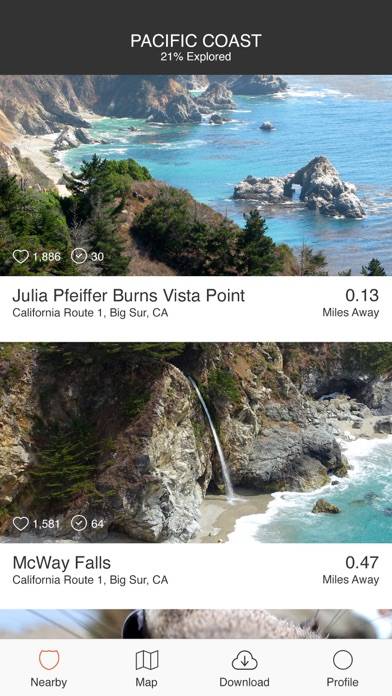 Pacific Coast Highway Guide App-Screenshot #4
