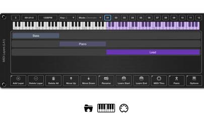 MIDI Layers Captura de pantalla de la aplicación #2