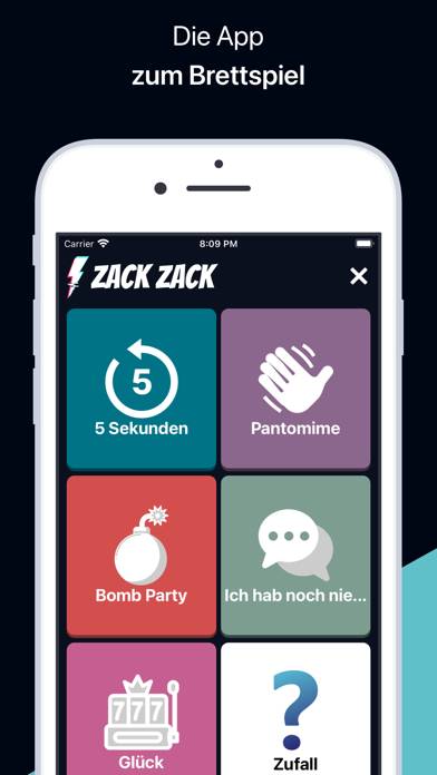 Zack Zack: Das Partyspiel App-Screenshot #1