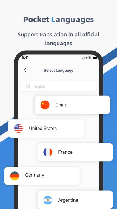 Pocket Translate-Translator Capture d'écran de l'application