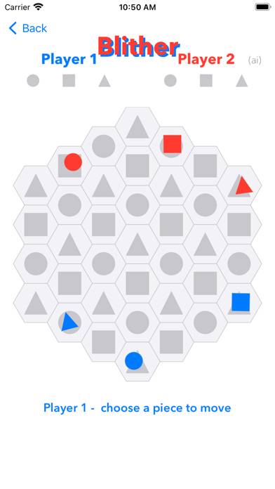 Blither schermata del gioco