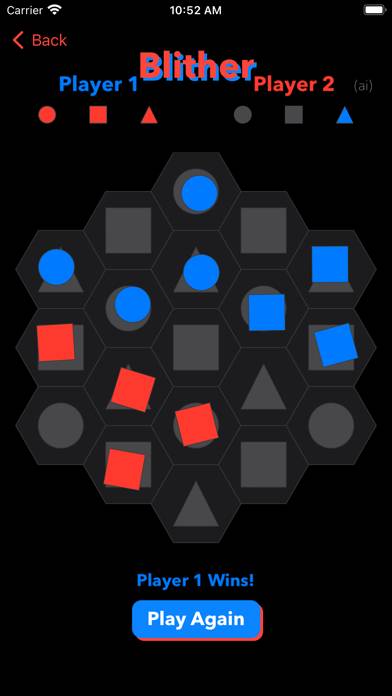 Blither schermata del gioco