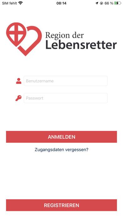 Region der Lebensretter 3.0 App-Screenshot