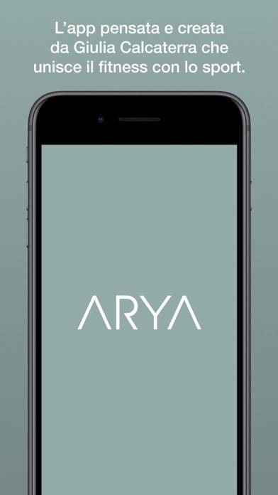 ARYA Training Schermata dell'app #1
