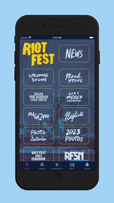 Riot Fest App screenshot #1