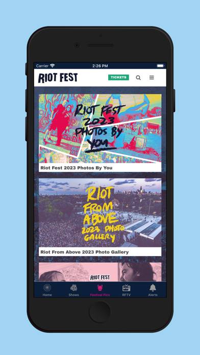 Riot Fest App screenshot #4