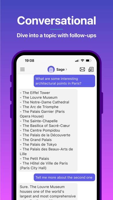 Poe – Fast AI Chat Schermata dell'app #3