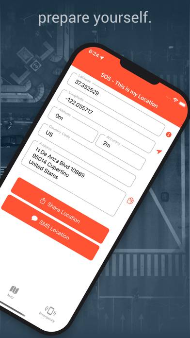 SOS App screenshot