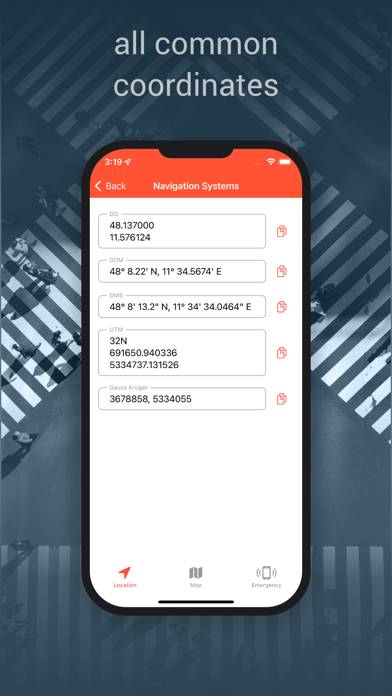 SOS App screenshot