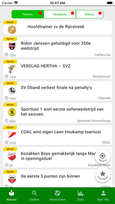 Liveuitslagen 2022 Pro App-Screenshot
