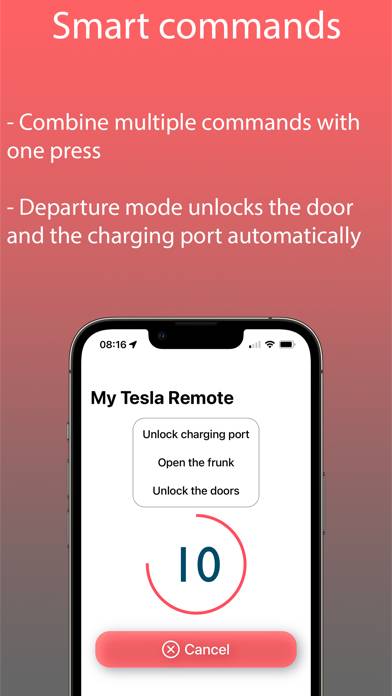 My Tesla Remote Captura de pantalla de la aplicación #3