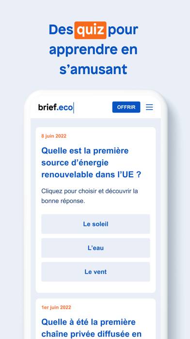 Brief.eco : actu éco expliquée Capture d'écran de l'application